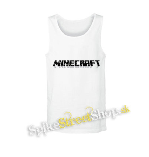 MINECRAFT - Logo - biele pánske tielko