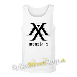 MONSTA X - Logo Twitter - biele pánske tielko