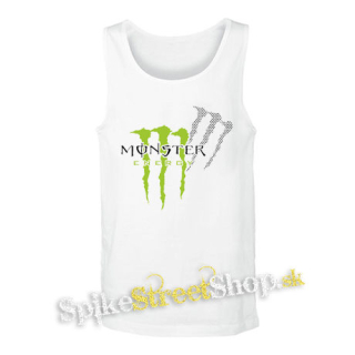 MONSTER ENERGY - Logo Honey Bee - biele pánske tielko