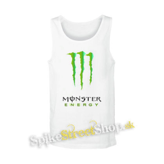 MONSTER ENERGY - Logo - biele pánske tielko