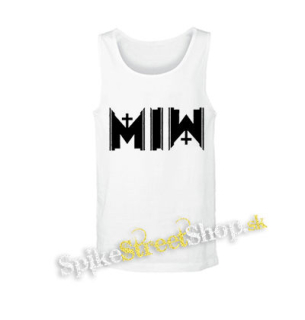 MOTIONLESS IN WHITE - Cemetery Logo - biele pánske tielko