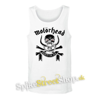 MOTORHEAD - March Or Die White - biele pánske tielko