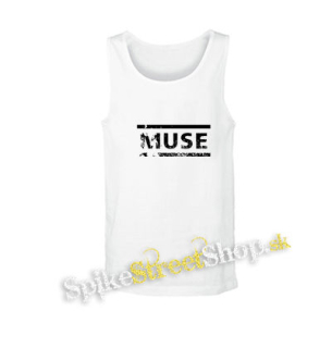 MUSE - Crash Logo - biele pánske tielko
