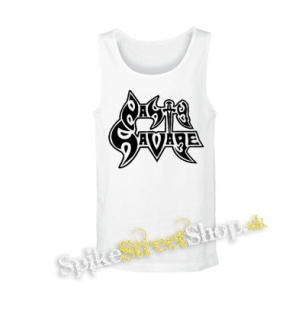 NASTY SAVAGE - Logo - biele pánske tielko