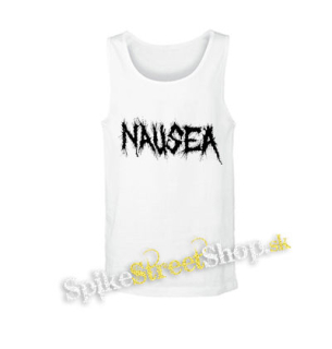 NAUSEA - Logo - biele pánske tielko