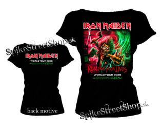 IRON MAIDEN - Run For Your Lives - World Tour 2026 - dámske tričko