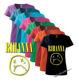 RIHANNA - Smile - farebné dámske tričko