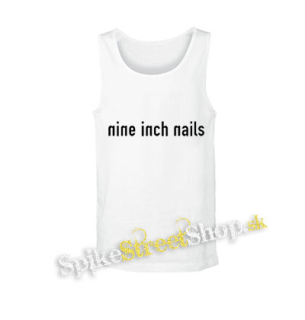 NINE INCH NAILS - Logo - biele pánske tielko