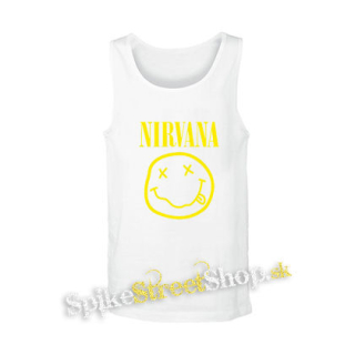 NIRVANA - Big Smile - biele pánske tielko