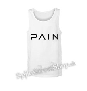 PAIN - Logo - biele pánske tielko