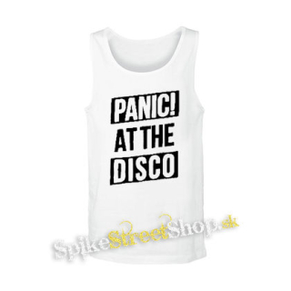 PANIC AT THE DISCO - Big Logo - biele pánske tielko