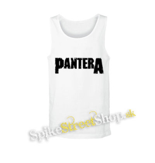 PANTERA - Logo - biele pánske tielko