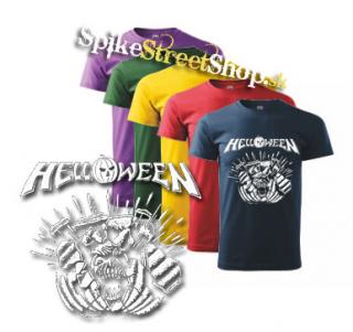HELLOWEEN - Metal Pumpkin Head - farebné pánske tričko