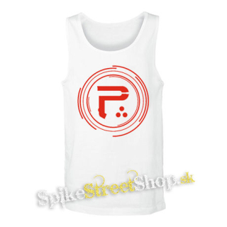 PERIPHERY - Red Logo - biele pánske tielko