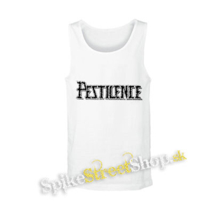 PESTILENCE - Logo - biele pánske tielko