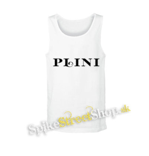 PLINI - Logo - biele pánske tielko