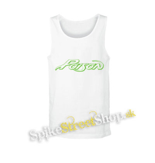 POISON - Logo Green - biele pánske tielko