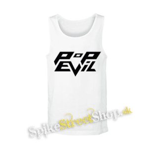 POP EVIL - Logo - biele pánske tielko