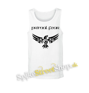 PRIMAL FEAR - Logo Crest - biele pánske tielko