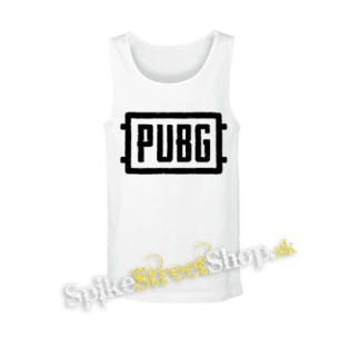 PUBG - Logo - biele pánske tielko