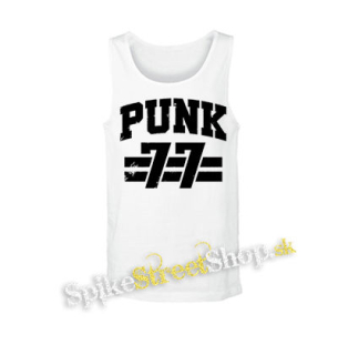 PUNK 77 - Slogan motív 2 - biele pánske tielko