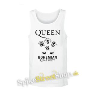 QUEEN - Bohemian Rhapsody - biele pánske tielko