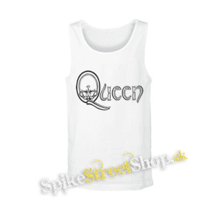 QUEEN - Logo Simple - biele pánske tielko