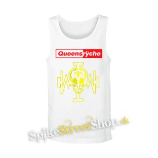 QUEENSRYCHE - Operation Mindcrime Crest - biele pánske tielko