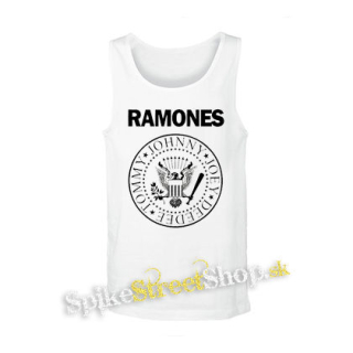 RAMONES - biele pánske tielko