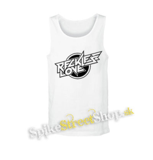 RECKLESS LOVE - Logo - biele pánske tielko