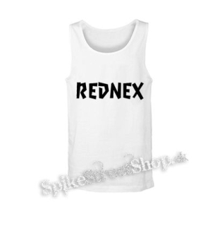 REDNEX - Logo - biele pánske tielko