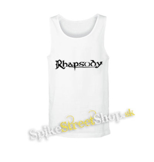 RHAPSODY - Logo - biele pánske tielko