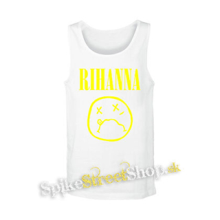 RIHANNA - biele pánske tielko