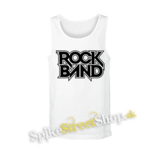 ROCK BAND - Logo - biele pánske tielko