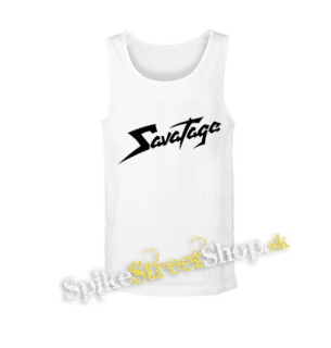SAVATAGE - Logo - biele pánske tielko