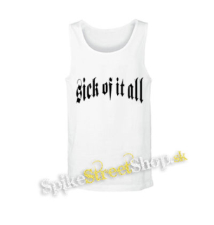 SICK OF IT ALL - Logo - biele pánske tielko