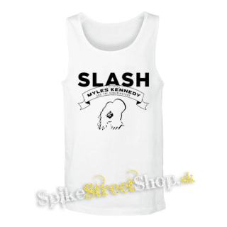 SLASH - Conspirators Myles Kennedy Face - biele pánske tielko