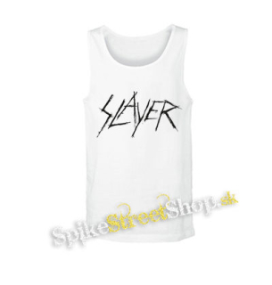 SLAYER - Logo Vintage - biele pánske tielko