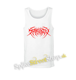 SPIRITBOX - Red Logo - biele pánske tielko