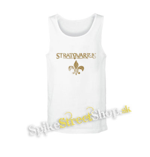 STRATOVARIUS - Gold Logo - biele pánske tielko