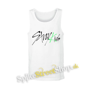 STRAY KIDS - Oddinary Green Logo - biele pánske tielko