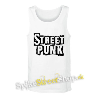STREET PUNK - Logo - biele pánske tielko