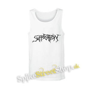 SUFFOCATION - Logo - biele pánske tielko