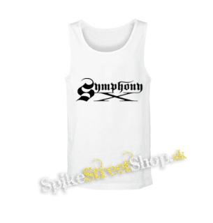 SYMPHONY X - Logo - biele pánske tielko