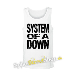 SYSTEM OF A DOWN - Logo - biele pánske tielko