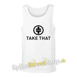 TAKE THAT - Logo - biele pánske tielko