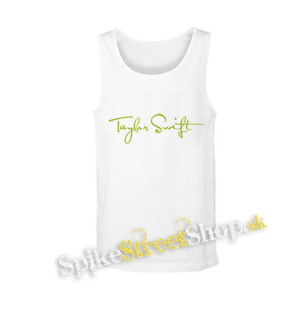 TAYLOR SWIFT - Logo Signature - biele pánske tielko