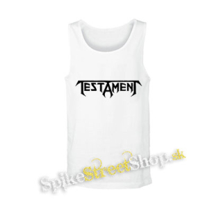TESTAMENT - Logo - biele pánske tielko