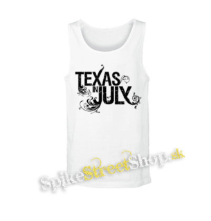 TEXAS IN JULY - Logo - biele pánske tielko