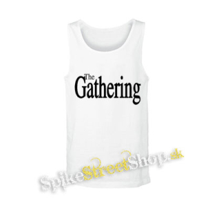 THE GATHERING - Logo Black - biele pánske tielko